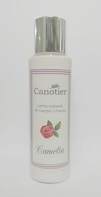 Canotier Leche Hidratante de Cuerpo y Manos  de Camelia 100 ml ( Tamaño de viaje)