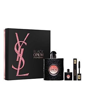 Yves Saint Laurent BLACK OPIUM Estuche 90 ml Vaporizador + Mascara + Mini 7.5 ml 